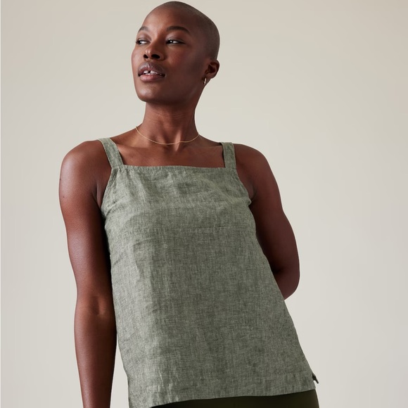 NWT Athleta Voyager Linen Tank S - Picture 2 of 10